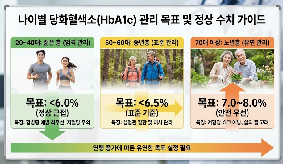 나이별 당화혈색소