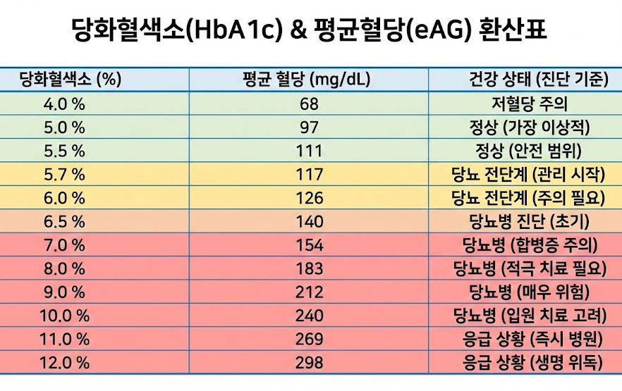 당화혈색소 정상수치