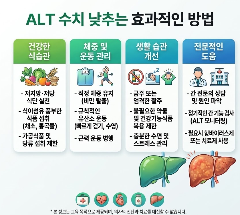 alt 수치 낮추는 법