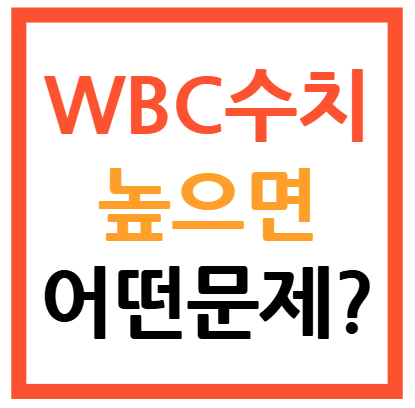 wbc 수치 높으면