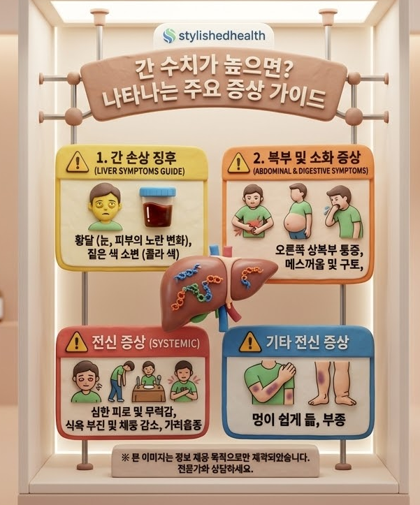 간수치가 높으면 나타나는 증상