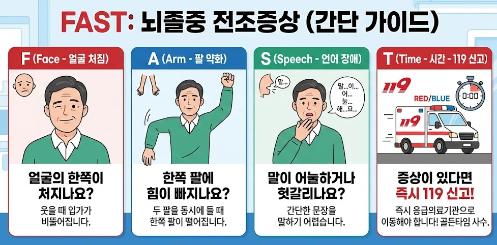 뇌졸중 전조증상 눈