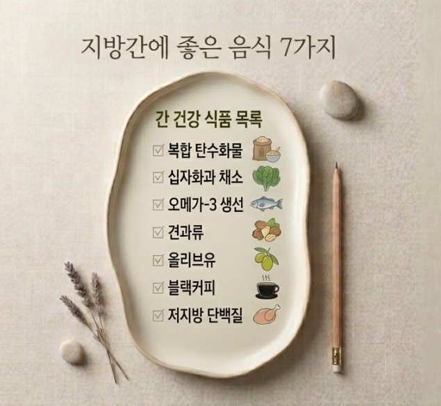 지방간에 좋은 음식 7가지