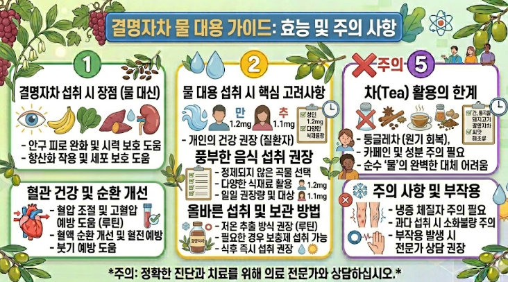 결명자차 물대체