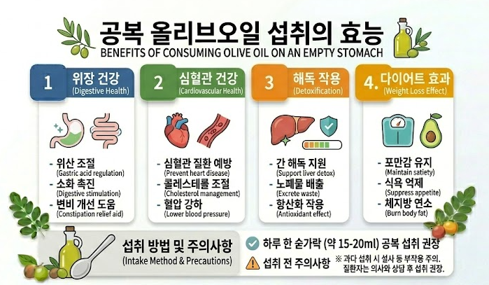 공복 올리브오일 효능