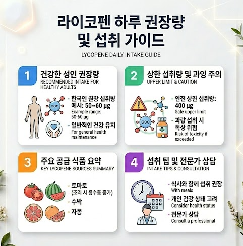 라이코펜 하루 권장량