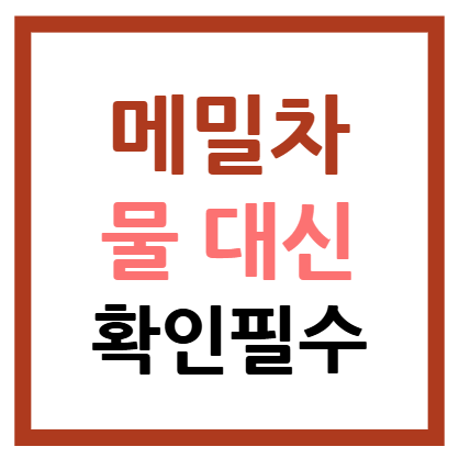 메밀차 물대신