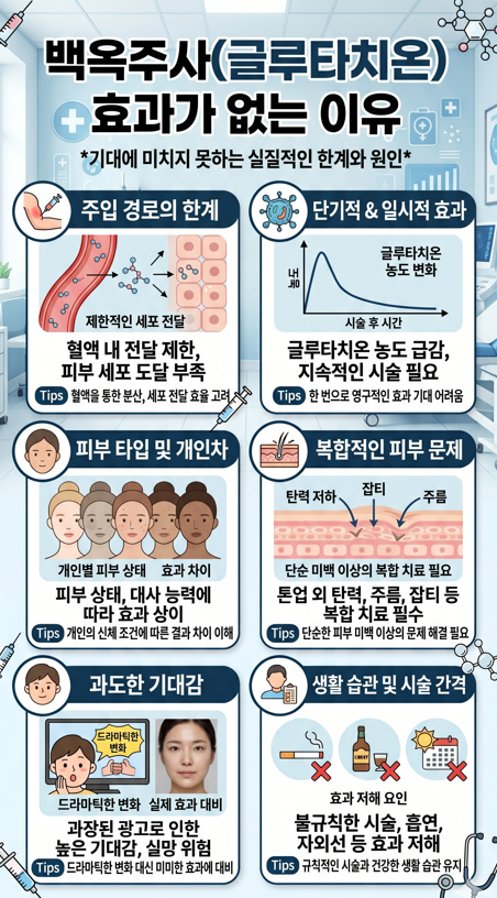 백옥주사 효과 없어요