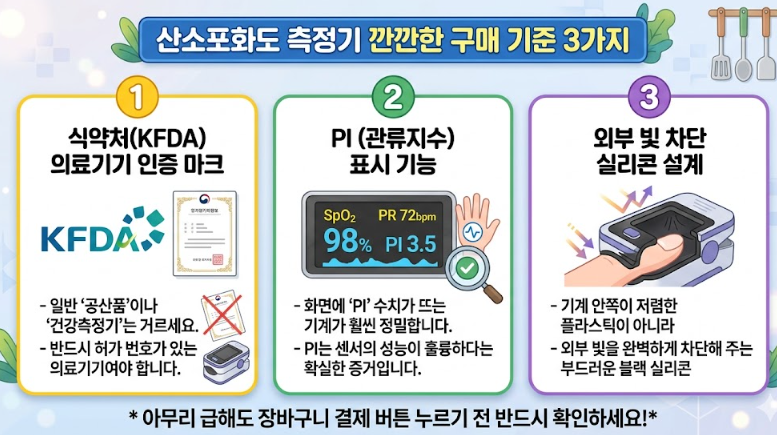 산소포화도 측정기 정확도
