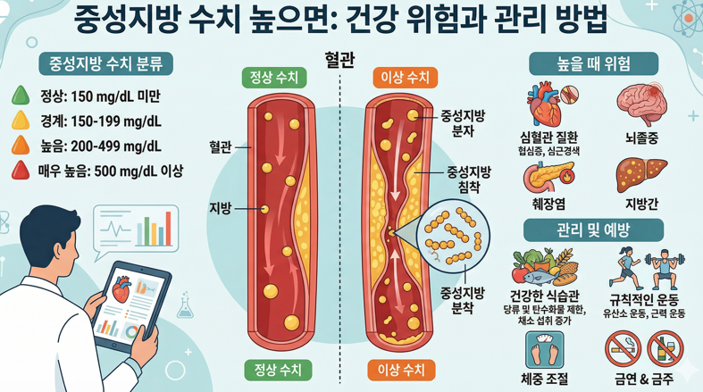 중성지방 수치 높으면