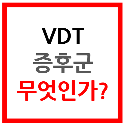 vdt 증후군